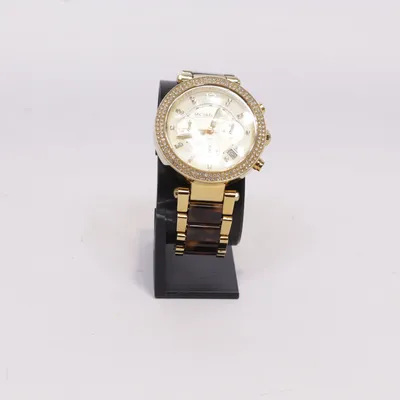 Wristwatch (Gold, Brown, Multicolored) from Michael Kors