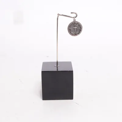 Hanger (Pendentif Médaille Travaillée Motif Croix) Zilver