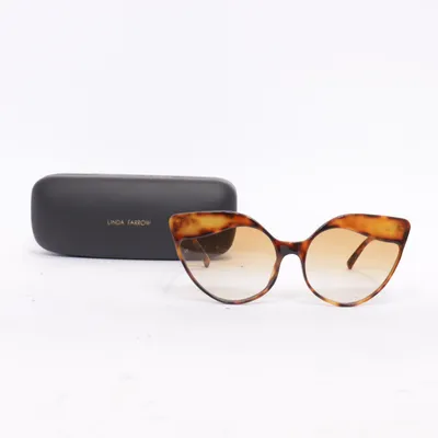 Sunglasses (Brown) from Linda Farrow