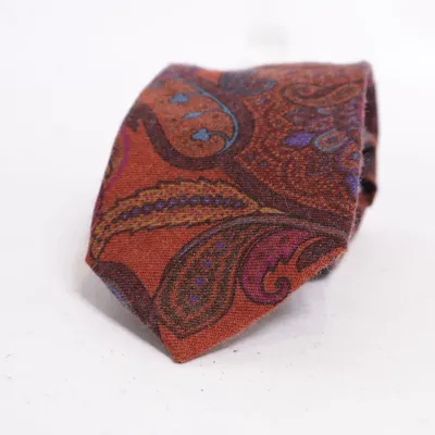 Tie (Brown, Multicolored) from Hemley Wool