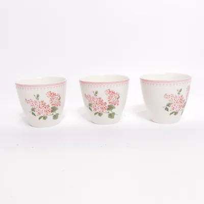 Mug (White, Pink, Multicolored) from Greengate
