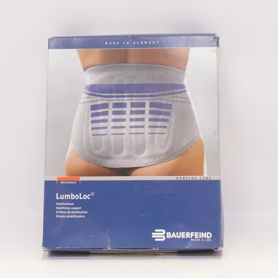 Workout belt (Gray, Blue) from Bauerfeind
