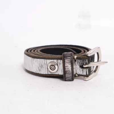 Bälte (Svart, Silverfärgad) från B. Belt