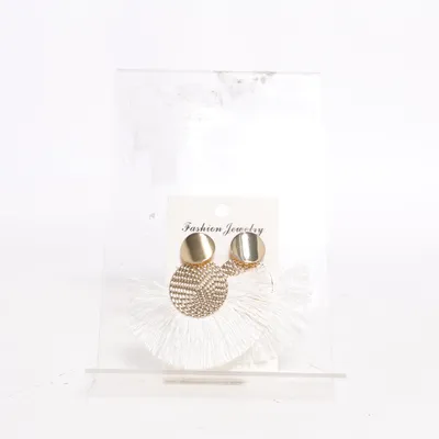 Oorbellen (Wit, Goud) van Fashion Jewelry Onbekend materiaal