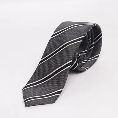 Tie (Gray, White) from Angelo Litrico Polyester