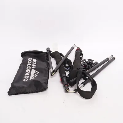 Walking poles (Black, Red) from High Colorado