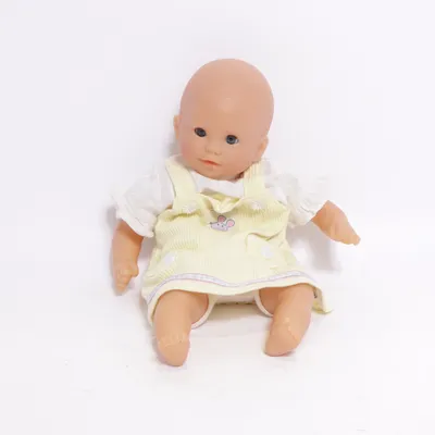 Dukke (Gul, Hvid) fra Corolle Polyester, Polyurethan