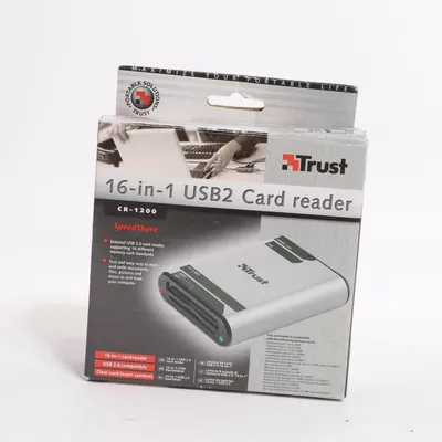Geheugenkaartlezer (16-In-1 Usb2 Card Reader) van Trust