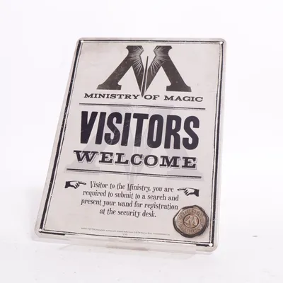 Skilt (Grå, Sort) fra Harry Potter