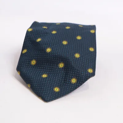 Cravate (Bleu, Jaune) de Andrew's Ties Soie