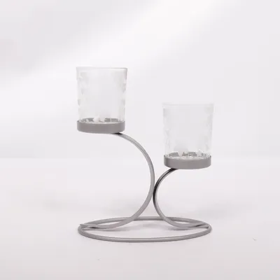 Ljuslykta (Grå, Transparent) från PartyLite