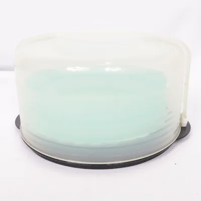 Taartplateau (Transparant, Turquoise, Zwart)