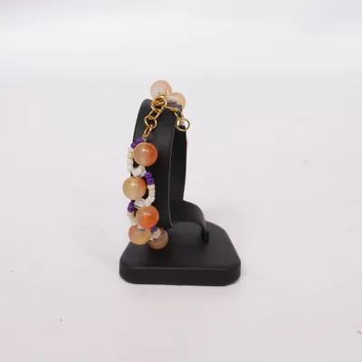 Bracelet (Orange, Blanc, Violet) de Handmade Métal inconnu