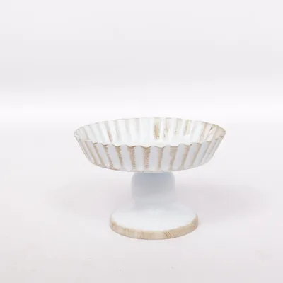 Ljuslykta (Vit, Guldfärgad)