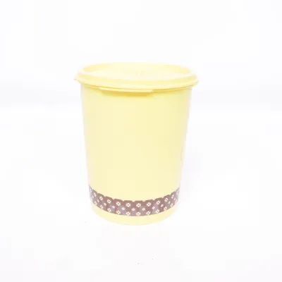 Blik (Geel, Bruin) van Tupperware