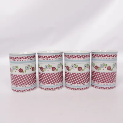 Mugg (Vit, Röd, Blå) från Vincelli