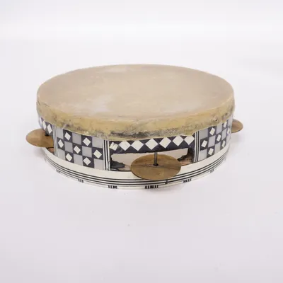 Trumma (Vit, Svart, Guldfärgad)