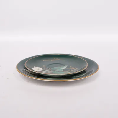 Plate (Green, White, Gold) from Bavaria