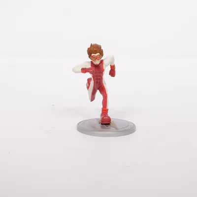 Leksaksfigur (Röd, Vit, Silverfärgad) från DC Comics