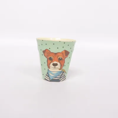 Tandborstmugg (Grön, Flerfärgad) från Rice