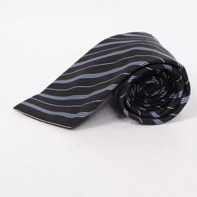 Tie (Black, Blue, White) from Ermenegildo Zegna Silk
