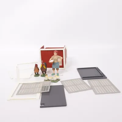 Byggsats (Vit, Röd, Grå) från Schleich