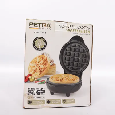 Våffeljärn (Svart, Vit) från Electric Petra