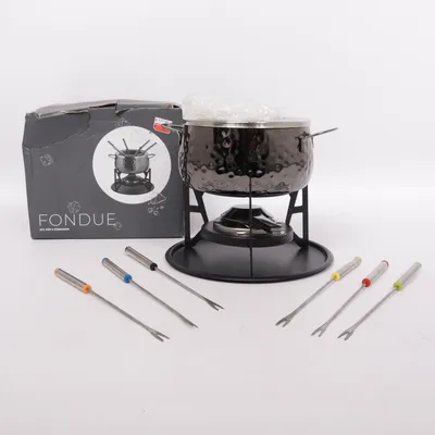 Fondueset (Silverfärgad, Svart, Flerfärgad)