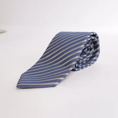 Stropdas (Blauw, Zilver) van Olymp Zijde