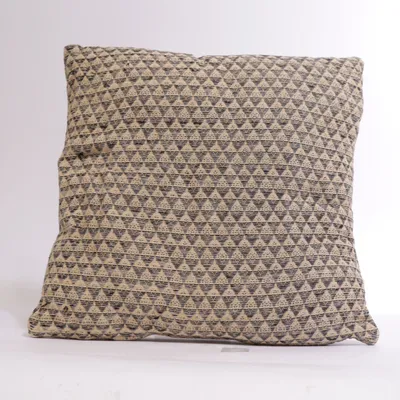 Cushion (Gray, Beige) from Lawrence Grey Home Cotton, Polyester