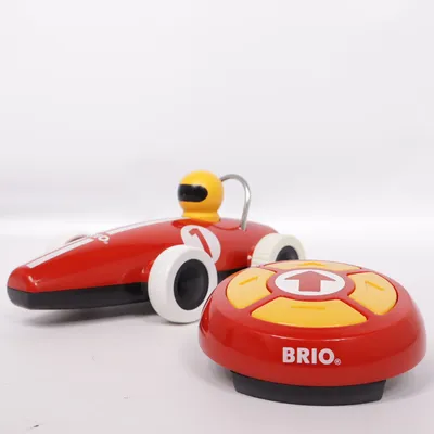 Radiostyrd bil (Röd, Vit, Gul) från Brio