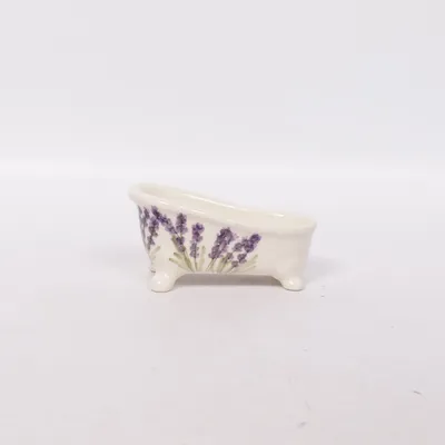 Porte-savon (Blanc, Violet) de Purpur