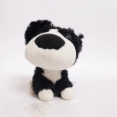 Peluche (Noir, Blanc) de Big Headz Polyester