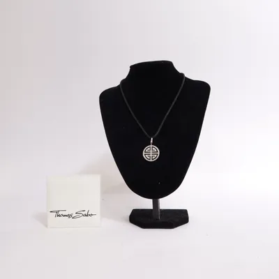 Halsband (Silverfärgad, Svart) från Thomas Sabo Silver