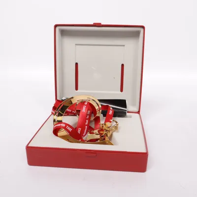 Julgranspynt (Guldfärgad, Röd) från Georg Jensen