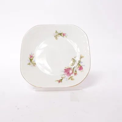 Small plate (White, Multicolored) from Wawel