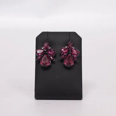 Örhängen (Lila) från Fashion Jewelry Okänd metall