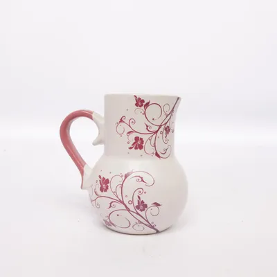 Gräddkanna (Vit, Röd)