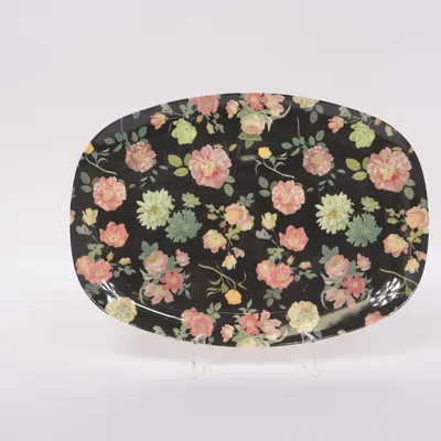 Plateau (Noir, Multicolore) de Rice