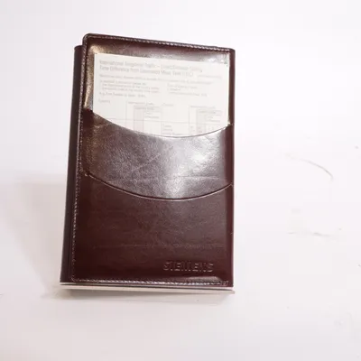 Adressbok (Echt - Leder Organizer Hülle A6, Pocket Adressbuch, braun,Vintage, Maße ca. 10,5 x 14,8 cm) från Siemens Skinn