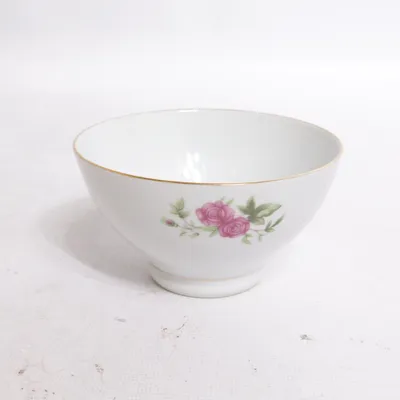 Bowl (White, Gold, Pink)
