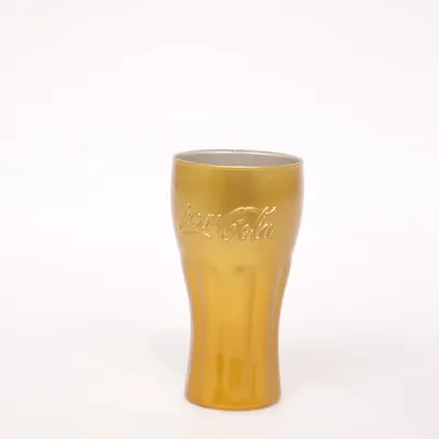 Drinking glass (Gold) from Coca Cola