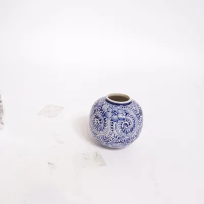 Vase (Blå, Hvid) fra BoConcept