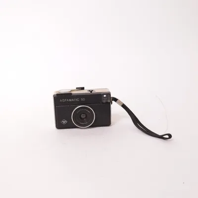 Analog kompaktkamera (Agfamatic 50) från Agfa