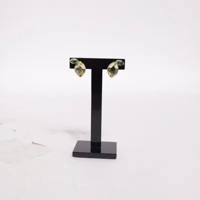 Øreringe (Gul, Grøn) fra Swarovski Ukendt metal