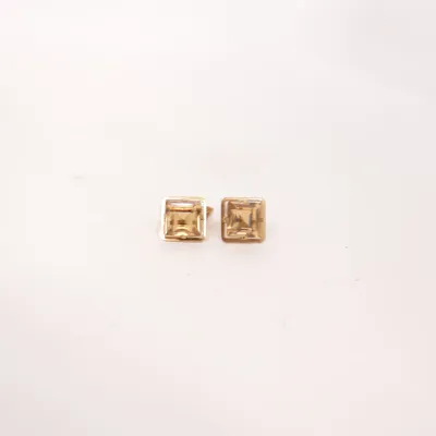 Manchetknapper (Guld, Brun) Ukendt metal