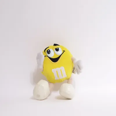 Zacht speeltje (Geel, Wit) van M&M's
