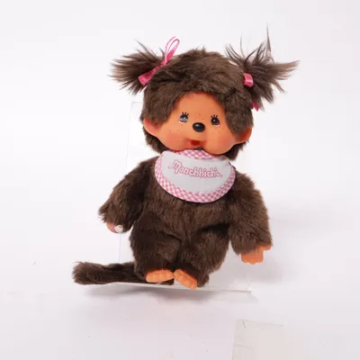Peluche (Marron, Rose, Blanc) de Monchhichi