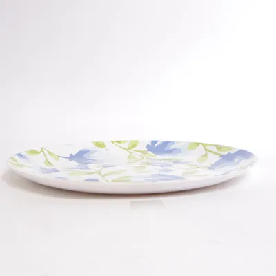 Plate (Blue, Green, White) from Tchibo
