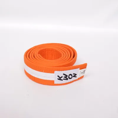 Martial arts belt (Orange, White) from Kwon